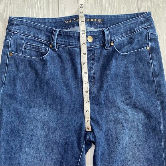 Soft Surroundings Women's Denim Blue Jean Stretch Skinny Jeggings Size Small - Picture 6 of 11
